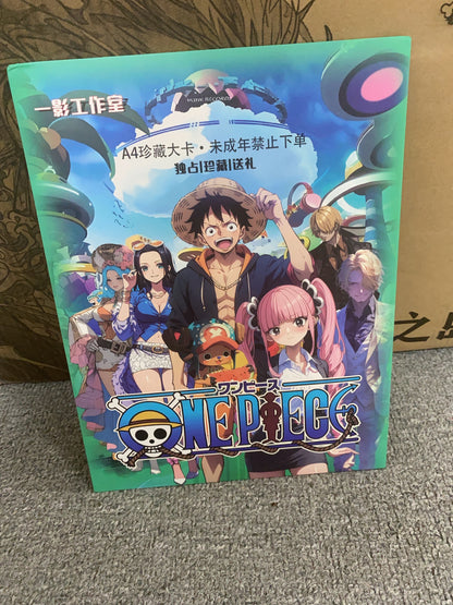 29-YI YING One Piece A4 Big Card Anime Card Game