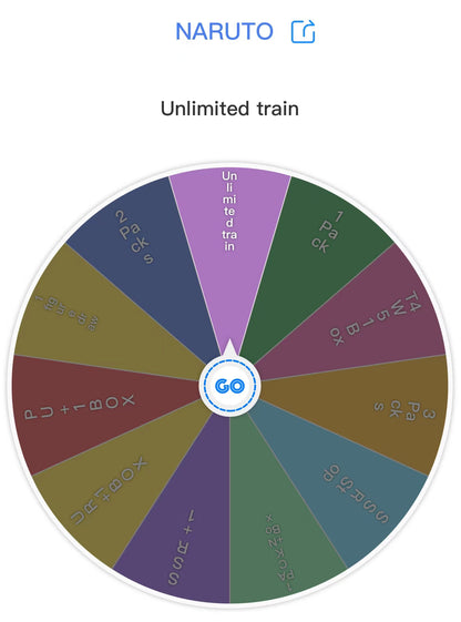 36-  NARUTO Turntable card Game