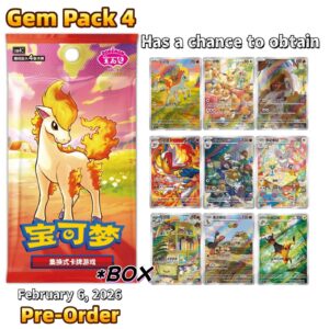 2026 Pokemon Chinese Exclusive Gem Pack Vol.4 CBB4C Booster Box Sealed